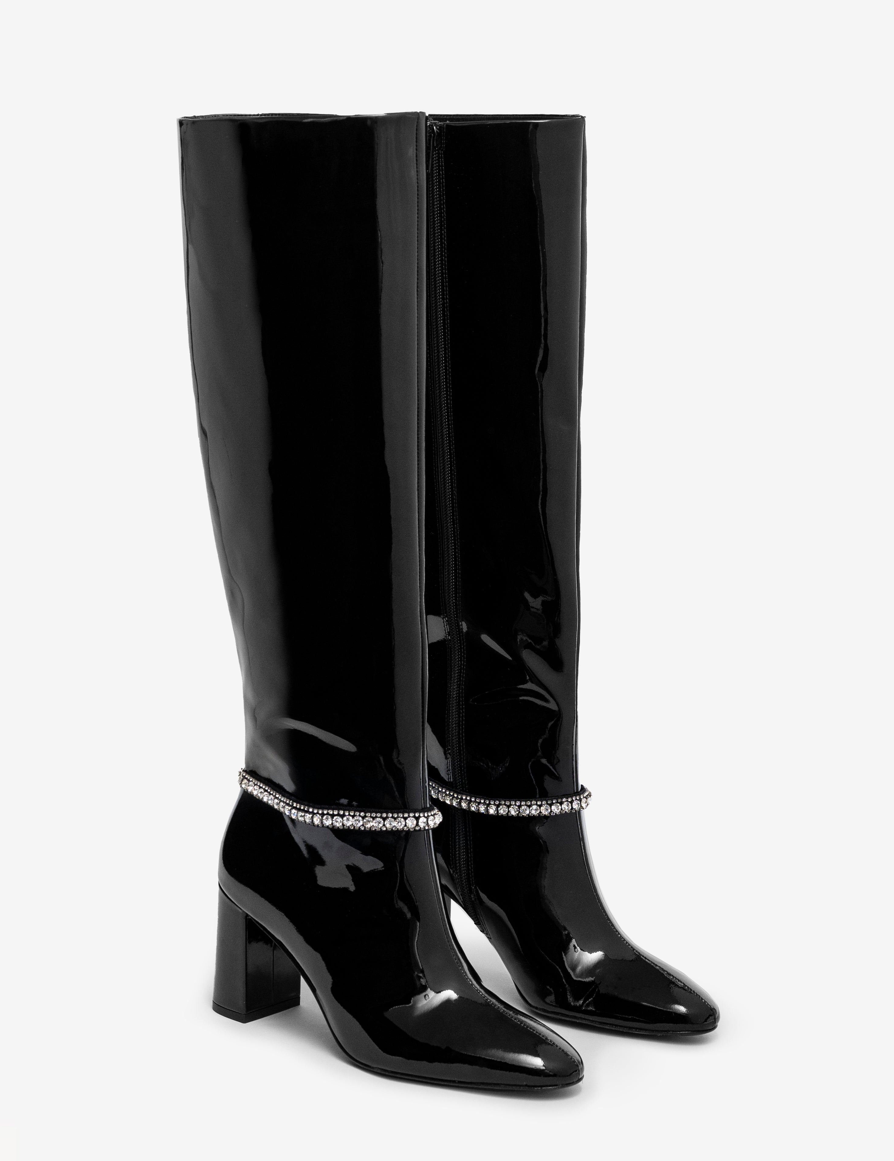 PASSION 70 Black Patent Leather Boot