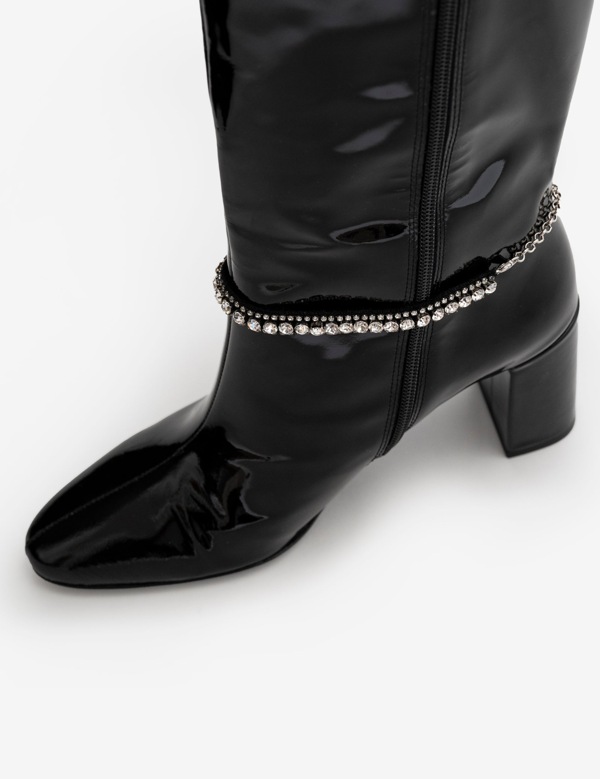 PASSION 70 Black Patent Leather Boot