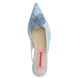 Fiona Satin Crystal Light Blue