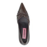 Violetta Leather Slate Mink