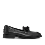 Carmen Leather Bloom Black