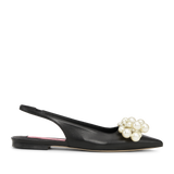 Fiona Leather Pearl Black