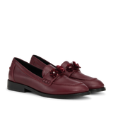 Carmen Leather Bloom Burgundy