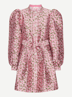Custommade Lynett Jacquard Dress 157 Sea pink