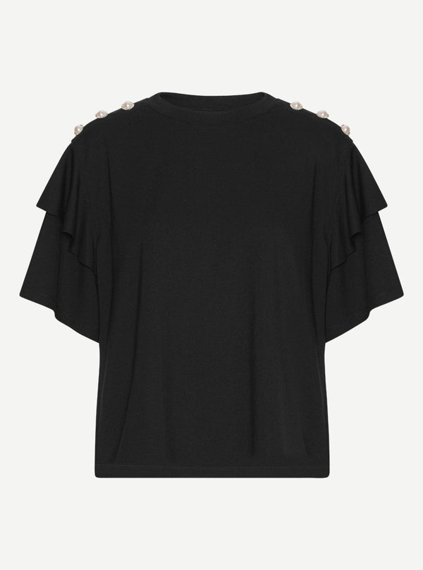 Custommade Martina T-shirt 999 Anthracite Black