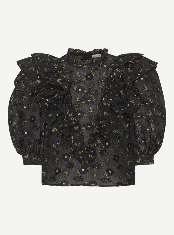 Custommade Olina Blouse 999 Anthracite Black